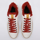Damen Sneaker mit Öko-Fell