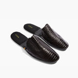 Foldbare Travel Slippers i lammeskind med øko-pels til mænd 