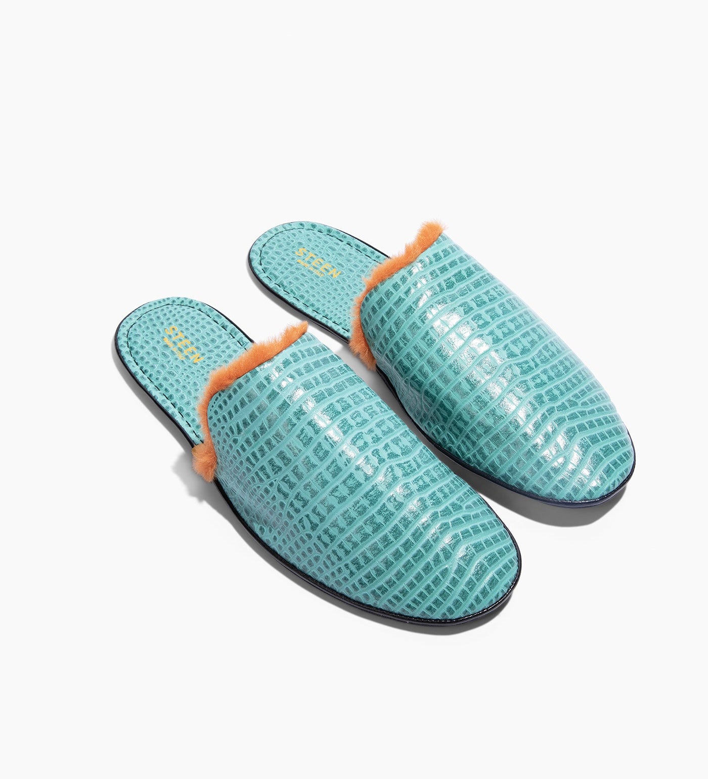 Foldbare Travel Slippers i Lammeskind med øko-pels til kvinder