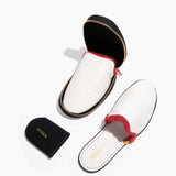 Foldbare Travel Slippers i Lammeskind med øko-pels til kvinder